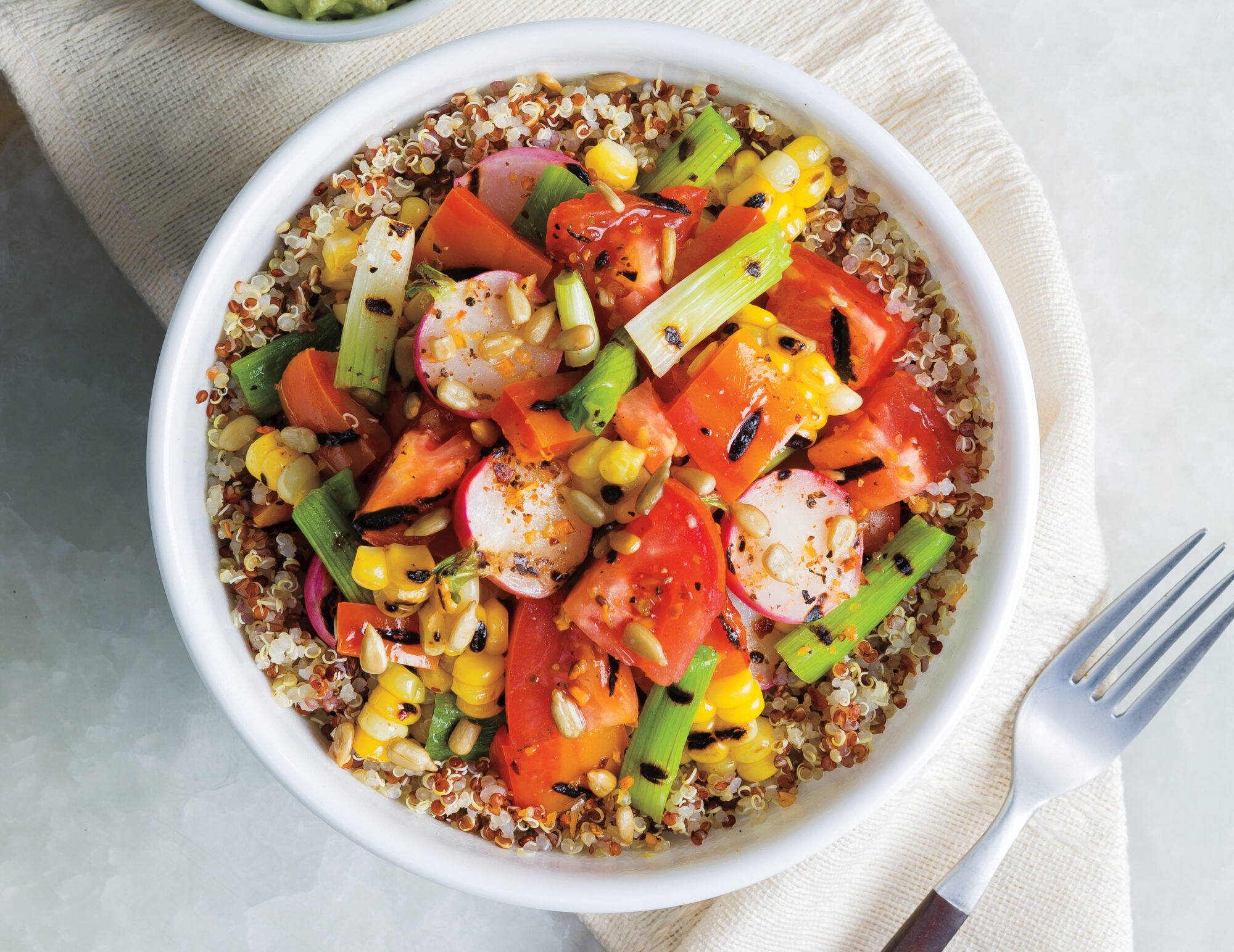 Grilled Vegetable Quinoa Bowl