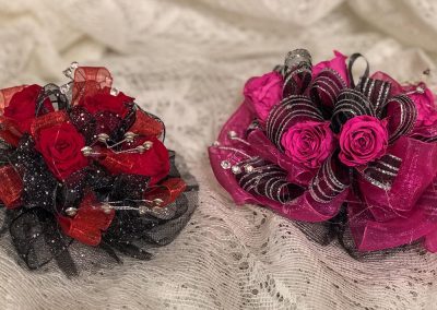 Red and Pink Corsage