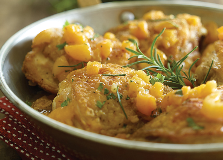 Roasted Chicken Thighs with Apricot