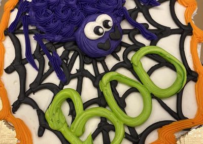 Scary Spider Cake
