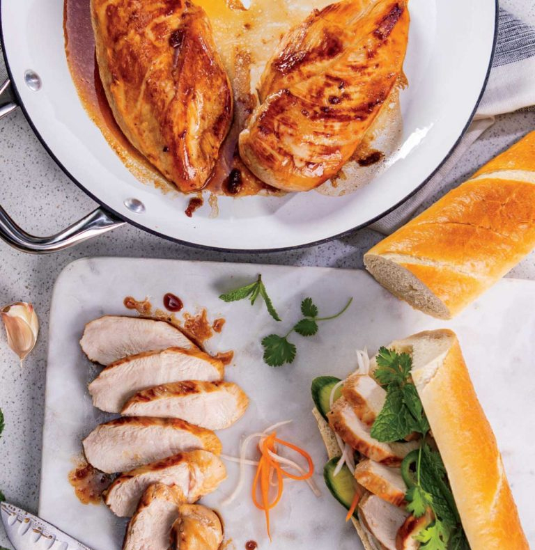 Soy-Marinated Chicken Breasts