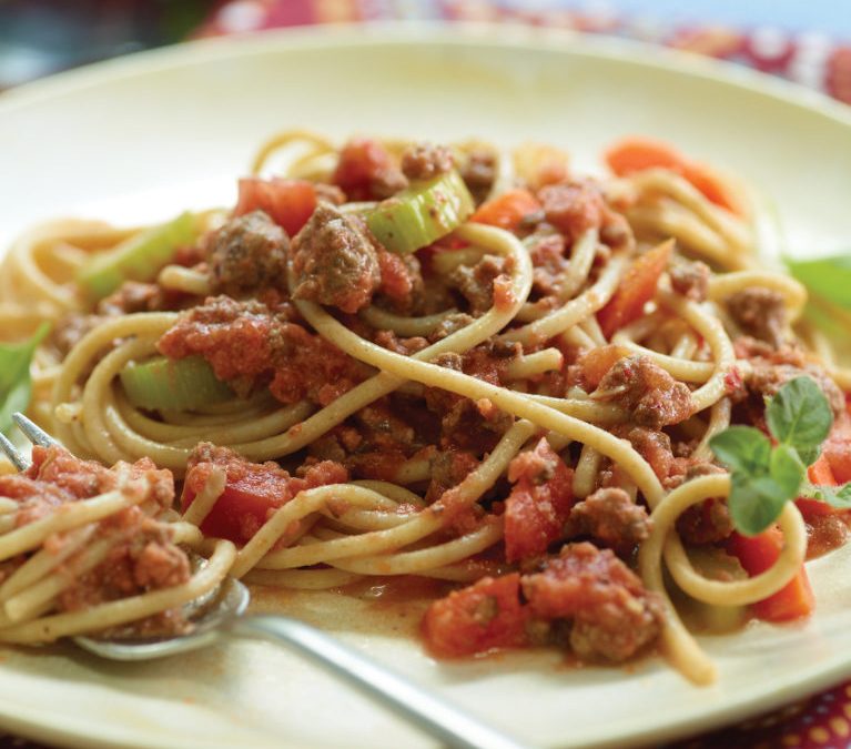 Spaghetti with Turkey Bolognese